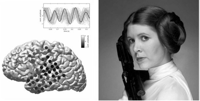Ondas cerebrais Princesa Leia ajudam a consolidar memrias