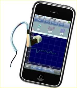 Aplicativo para celular monitora ritmo cardaco