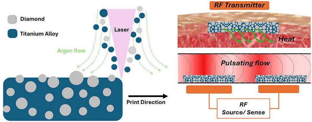 Bateria de diamante e titnio tira energia do fluxo de sangue