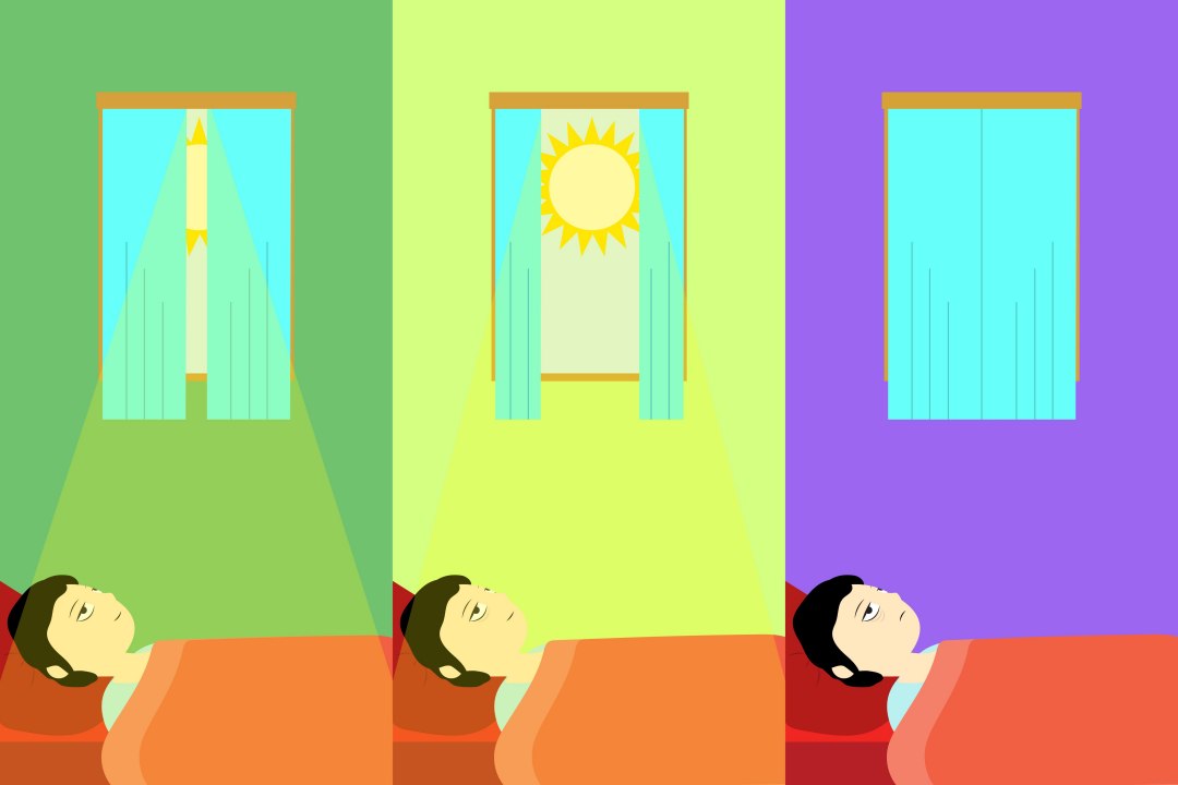 Luz natural no quarto diminui fadiga matinal
