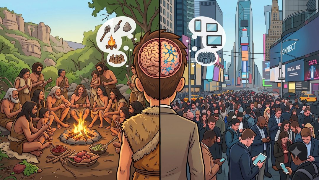 Vida moderna pode estar ultrapassando a mente humana