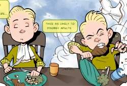 Comida determina comportamento de crianas  mesa