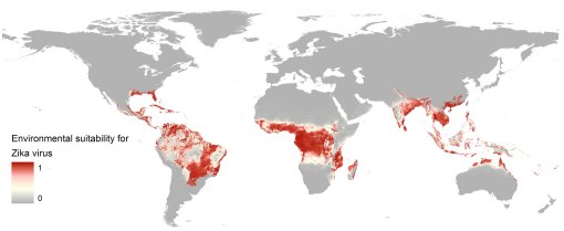 Mapa-múndi do Zika mostra onde vírus vai atacar